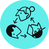 GoD Icons Achievements SentReferral Teal